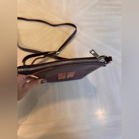 Hawaii Leather Cross Body Shoulder/Crossbody Bag – Brown Handmade Island Leather - Picture 11 of 16